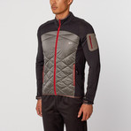 Severn Hybrid Wool Jacket // Antracite + Gull (M)