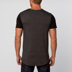 Coconuts Tee // Grey + Black (M)