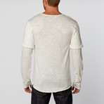 Lincoln Layered Long-Sleeve Tee // White (S)