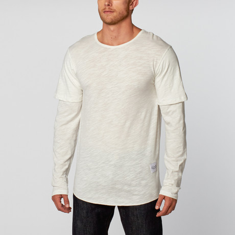 Lincoln Layered Long-Sleeve Tee // White (S)