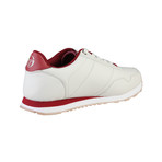Gaspari Low-Top Sneaker // White + Red (UK: 7)