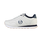 Gaspari Low-Top Sneaker // White + Navy (UK: 7)