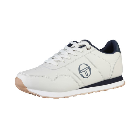 Gaspari Low-Top Sneaker // White + Navy (UK: 7)