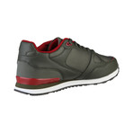 Vinci Low-Top Sneaker // Olive + Red (UK: 7)