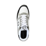 Vinci Low-Top Sneaker // Black + White (UK: 7)