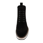 Hollywood Suede Boot // Black (US: 7)