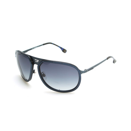 Aiden Sunglasses // Bark Blue Frame + Blue Lenses