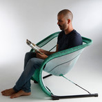 Suzak Chair // Black Frame // Grass