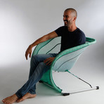 Suzak Chair // White Frame // Grass (Medium)