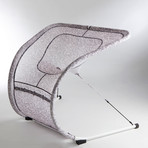 Suzak Chair // White Frame // Stone (Medium)
