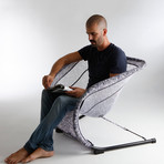 Suzak Chair // Black Frame // Stone