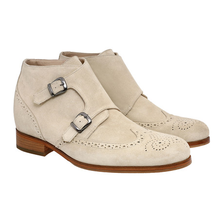 Chile Monk Strap Ankle Boot // Tan (US: 8)