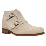 Chile Monk Strap Ankle Boot // Tan (US: 10.5)