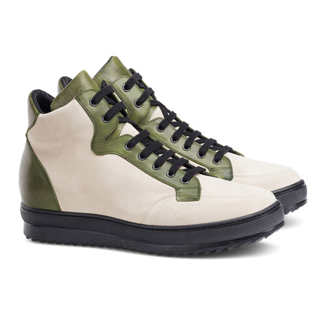 Beirut Sneaker // Tan + Green (US: 8)