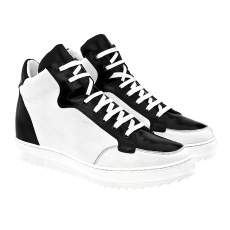 Florida Sneaker // White + Black (US: 8)