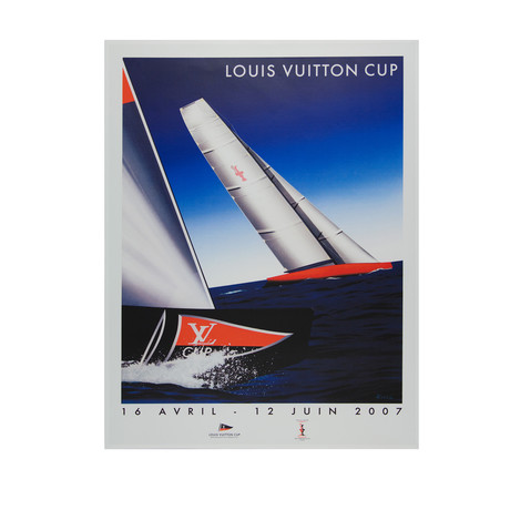 AUTOMOBILES CLASSIQUES AVEC LOUIS VUITTON. Parc De Bagatelle. 9 et10  September 1989. (Original Poster) by Razzia: (1989) Signed by Author(s)  Art / Print / Poster