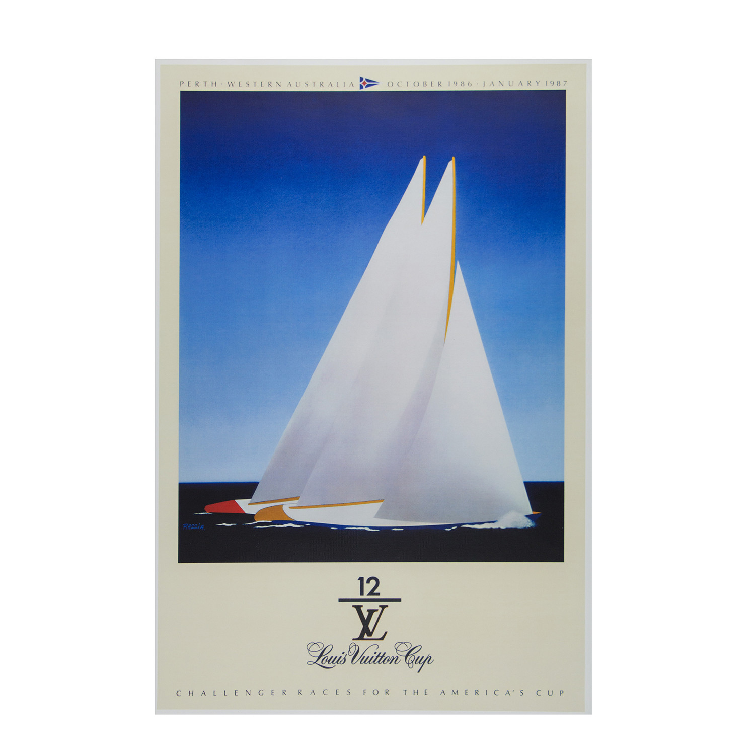 Louis Vuitton Cup Perth // 1986 (Unframed) - Razzia for Louis Vuitton - Touch of Modern