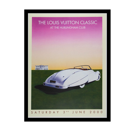 The Louis Vuitton Classic at the Hurlingham Club 1998 large poster by  Razzia - l'art et l'automobile