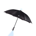 Umbrella + Flashlight // Black
