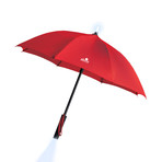 Umbrella + Flashlight // Red