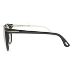 Tom Ford // Agatha Black Oval Sunglasses