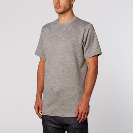 Jackson Quilted Long Tee // Grey (S)