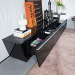 Contemporary TV Stand // Black