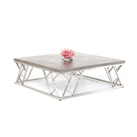 Modrest Scape Modern Concrete Coffee Table