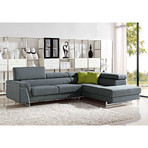 Divani Casa Darby Modern Fabric Sectional Sofa Set