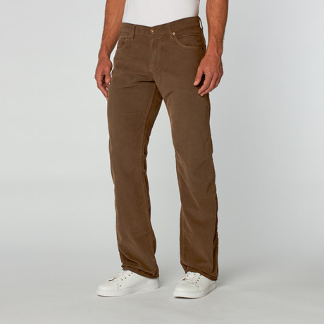 7 For All Mankind // Corduroy "A" Pant // Brown (33WX32L)