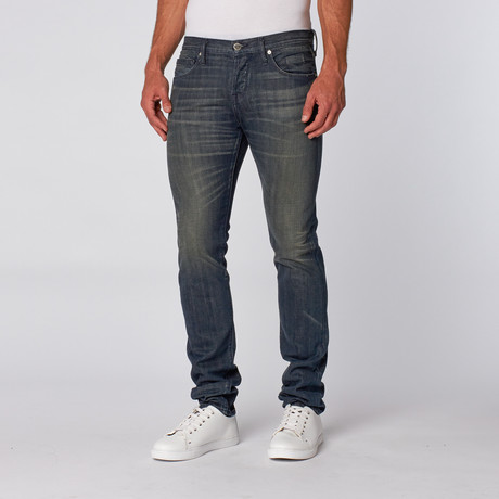 Diamond Supply Co. // Button Fly Whisker Jean // Blue Wash (32WX32L)