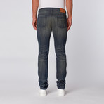 Diamond Supply Co. // Button Fly Whisker Jean // Blue Wash (28WX32L)