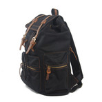 Canvas Backpack // Black