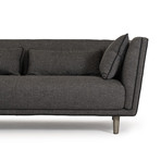 Divani Casa Conway Modern Grey Fabric Sectional Sofa