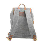 Canvas School Bag // Grey