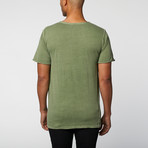 Rhino Scoop Neck Vintage Wash Tee // Khaki (2XL)
