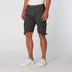 Belted Cargo Short // Charcoal (30)