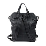 Syd Wool Backpack // Black + White