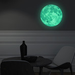 Glow In The Dark Moon // Wall Sticker