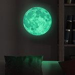 Glow In The Dark Moon // Wall Sticker