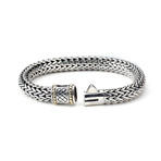 Sterling Silver Chevron Bracelet