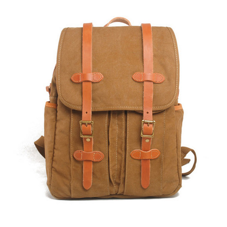 Canvas Backpack // Sand