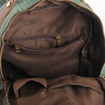 Canvas Backpack // Green