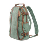 Canvas Backpack // Green