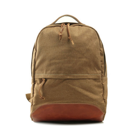 Canvas Backpack // Coffee