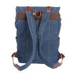 Canvas Backpack // Blue