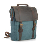 Canvas Backpack // Turquoise