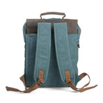 Canvas Backpack // Turquoise