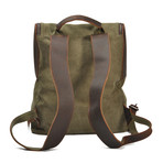 Canvas Backpack // Army Green