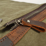 Canvas Backpack // Army Green